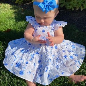 Hill House Nap dress size 12-18 months. Only worn for photos and in EUC!